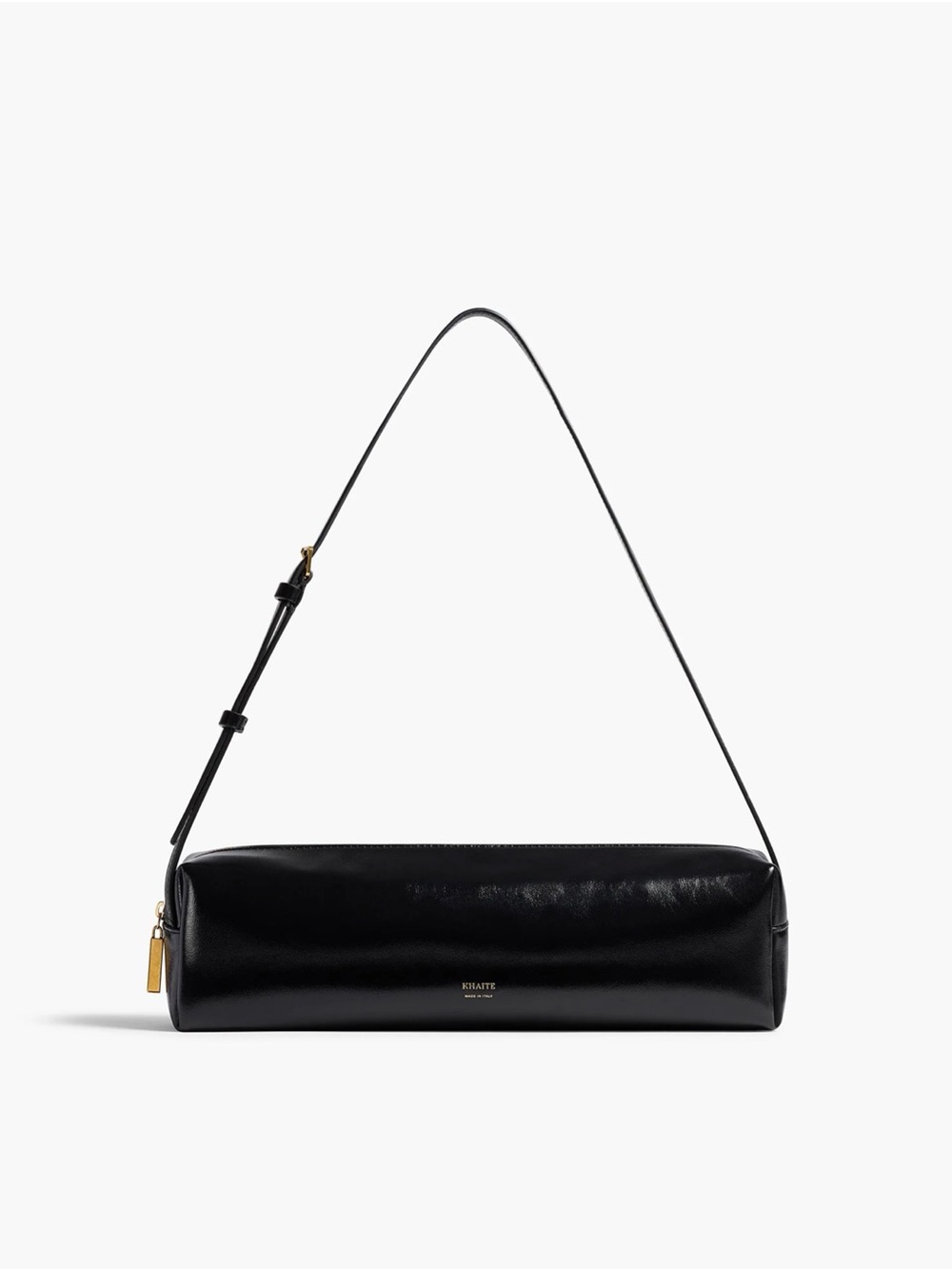 Khaite Kye Black Leather Shoulder Bag - Picture 1 of 6